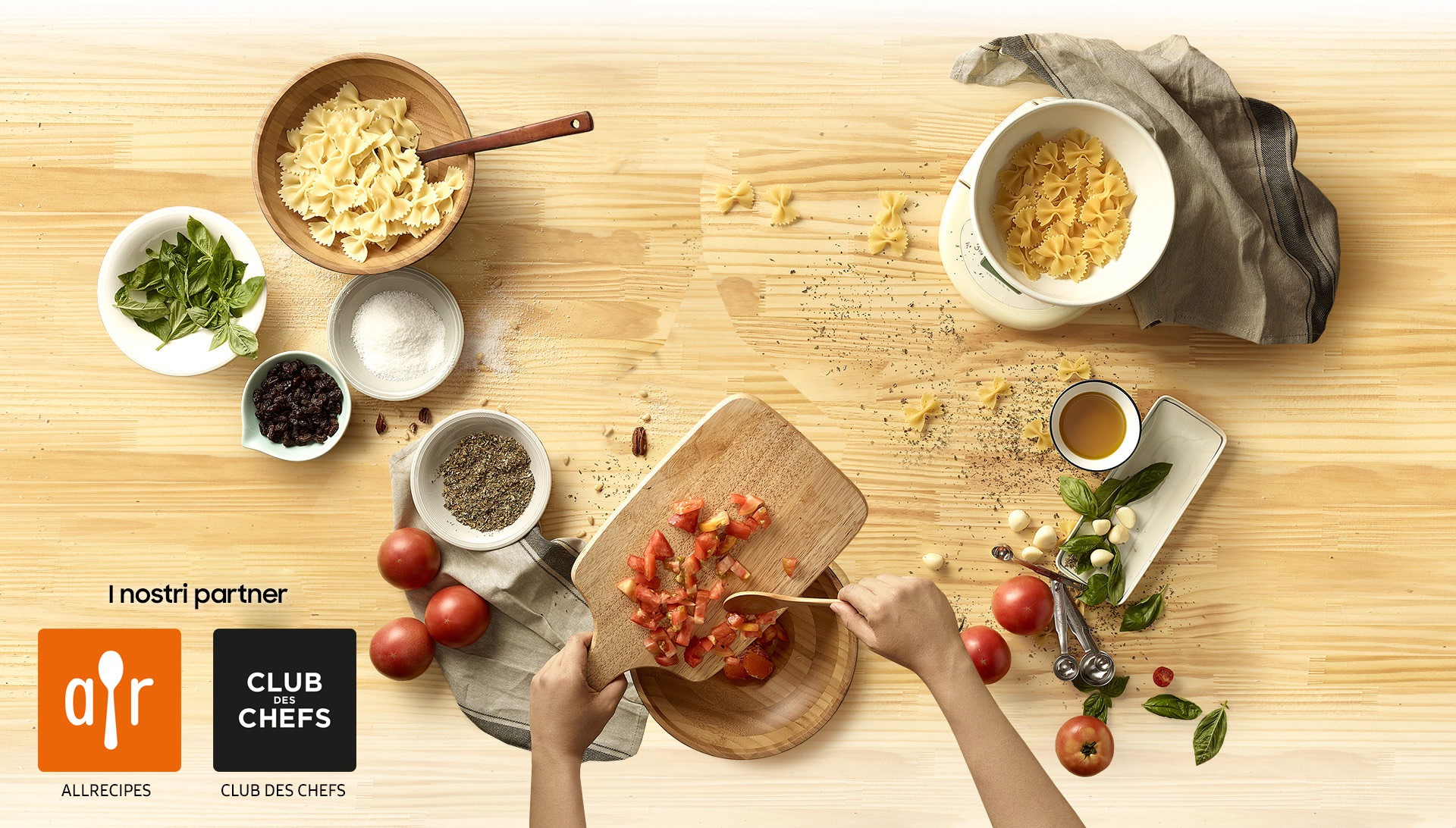 un’immagine della preparazione della pasta