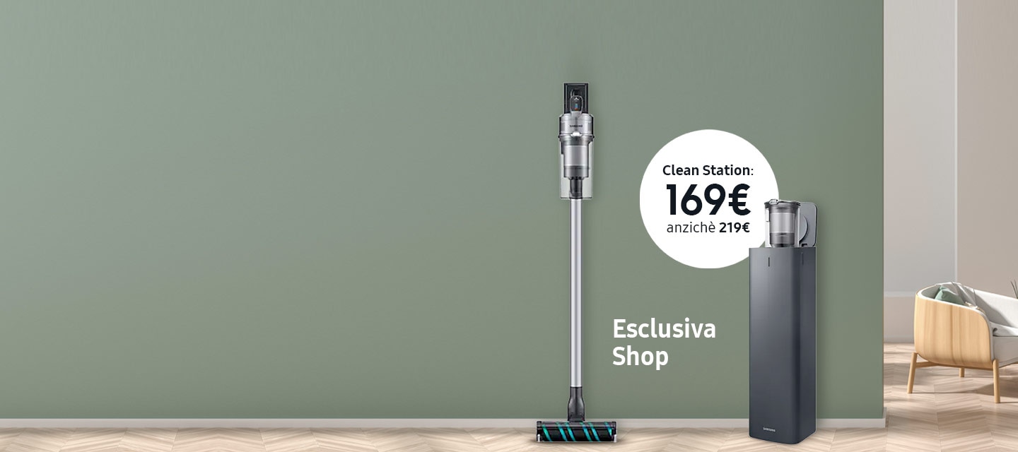 Acquista Samsung Jet™ e Clean Station™ per l'igiene | Samsung IT