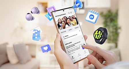 Samsung Members（サムスンメンバーズ）特典キャンペーンのキービジュアル。