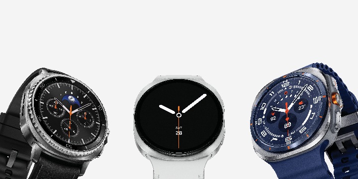 Galaxy Watch Series（ギャラクシーウォッチシリーズ）のキービジュアル。