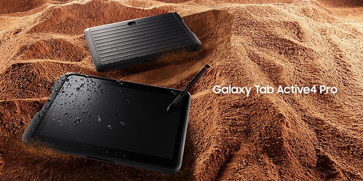 業務用タブレット「Galaxy Tab Active4 Pro」、流速・流量計測機器