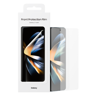 Galaxy Z Fold4(ギャラクシーZフォールド4)Front Protection Filmの前面カット