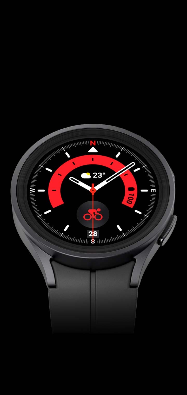 HOT国産【コーティング済み】Galaxy Watch 5 PRO ブラック【美品】 時計