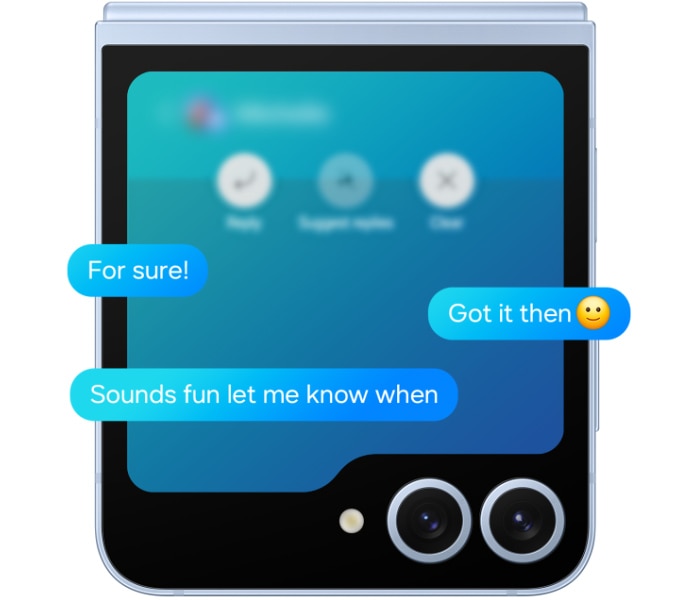 Samsung Galaxy Z Flip6(ギャラクシーZフリップ6)| Galaxy AI Samsung Galaxy Z Flip6(ギャラクシーZフリップ6)| Galaxy AI