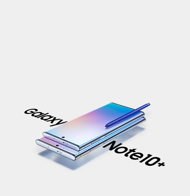 Image of Note10 and Note10+ device placed side by side