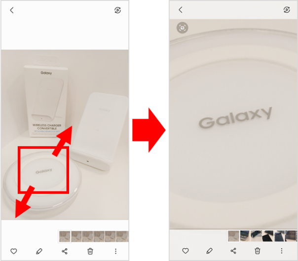 Galaxy 撮影した動画や画像を切り抜く方法について教えてください Samsung Jp