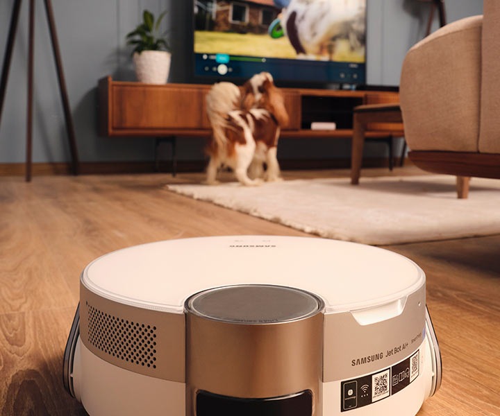 Робот пылесос для дома с животными Samsung BESPOKE Jet Bot Al+ ...