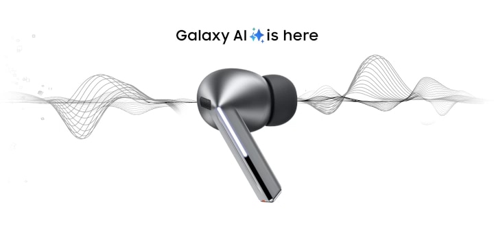 Samsung Galaxy Buds3 Pro シルバー ワイヤレスイヤホン レンタル] サムスン(Samsung) Galaxy Buds3 Pro ワイヤレスイヤホン