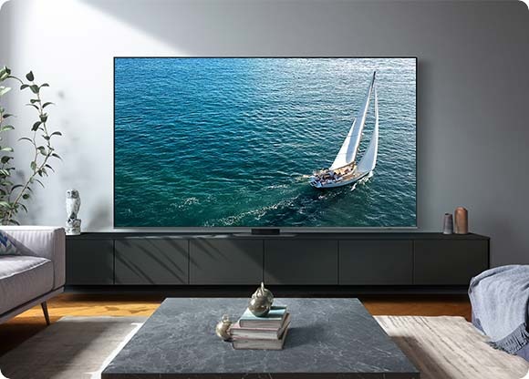 Un televisor de grandes pulgadas, sí puede estar en un espacio pequeño –  Samsung Newsroom Colombia