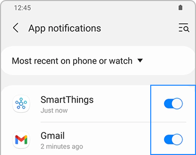 Manage notifications on your Samsung Galaxy Watch | Samsung Caribbean