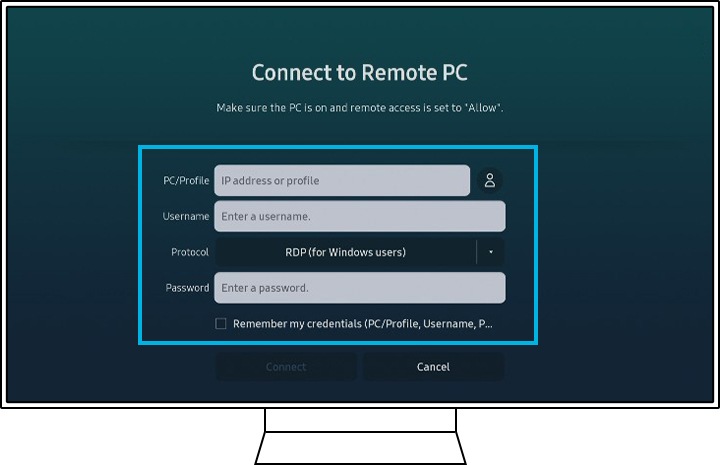 samsung remote access mac