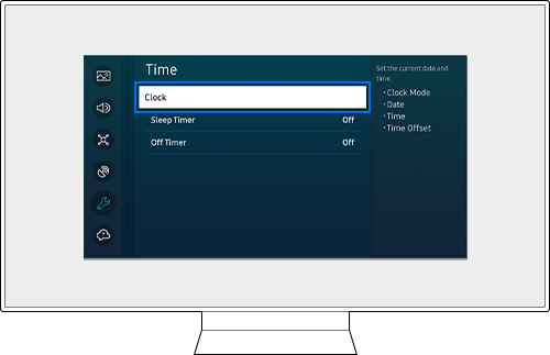 time setting step 4