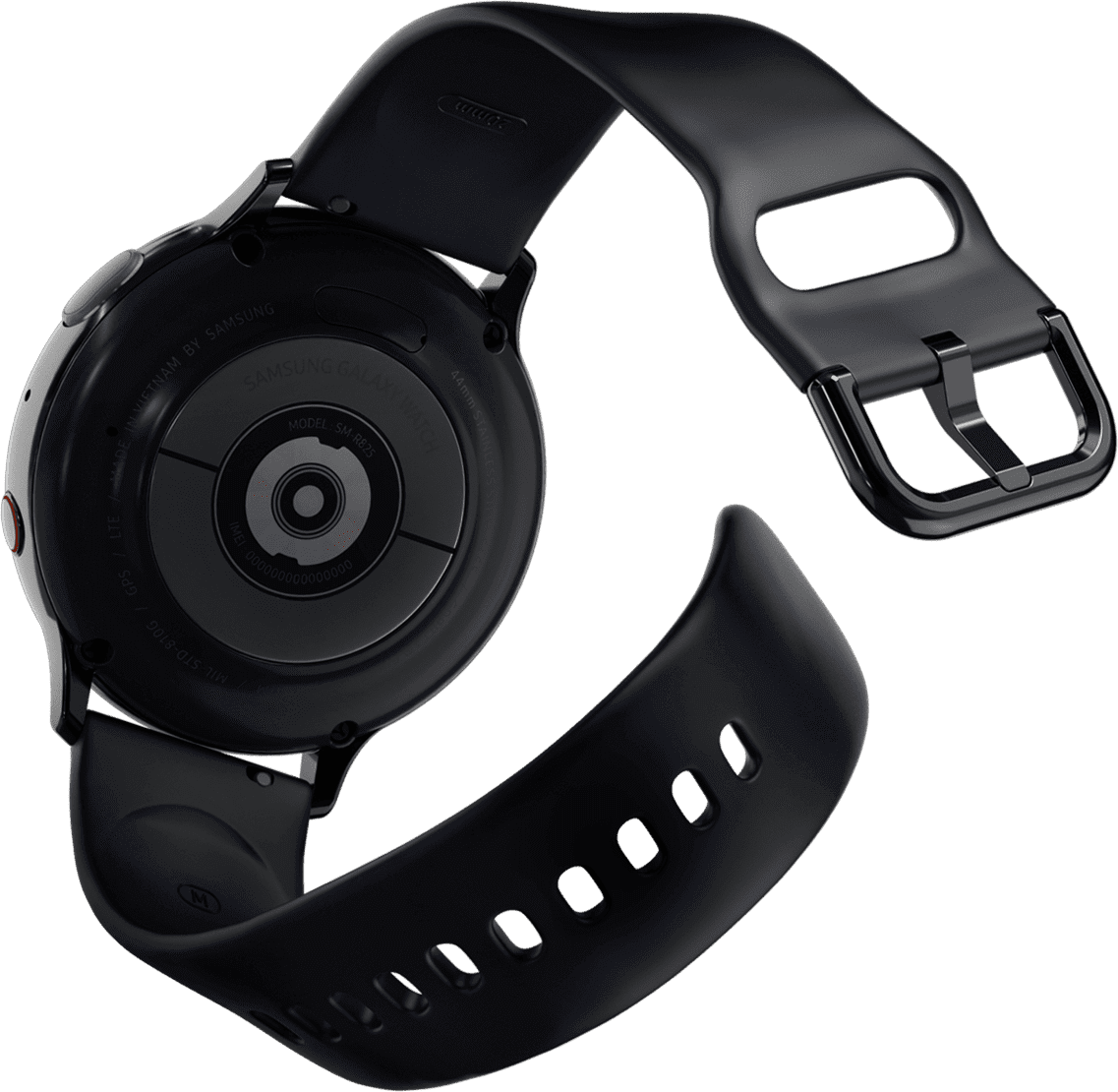Samsung Galaxy Watch Active2 (44mm), Aqua Black, US Version (Renewed)