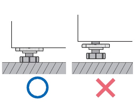 When spinning in the washing machine, it makes hitting sounds. What is the cause of this?