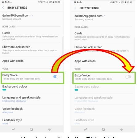 disabling bixby voice