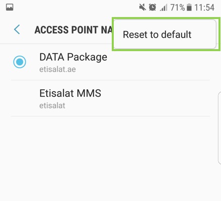 Smart Phone: How to setup the APN and how to reset it? | Samsung Lebanon