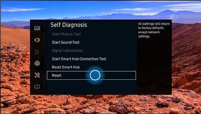 [TV SUHD KS Series] How to Reset the Tv to the factory Settings?