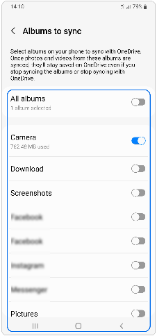 How To Use OneDrive Gallery Sync | Samsung LEVANT