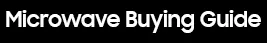 microwave buying guide