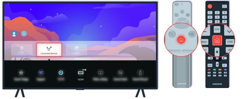 Tv discount hdmi samsung