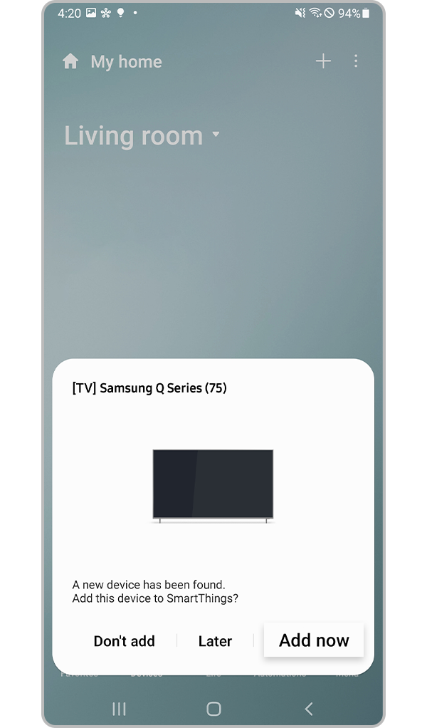 How to add my TV to the SmartThings app? | Samsung LEVANT