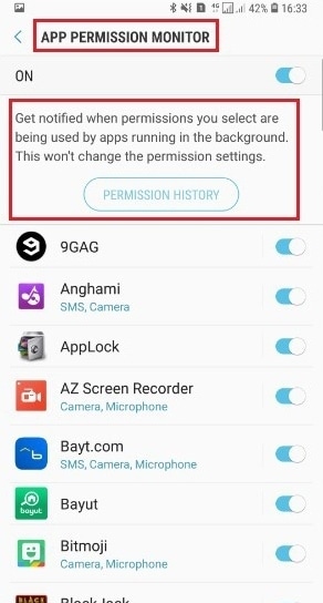 Tính năng giám sát quyền truy cập ứng dụng trên Samsung Galaxy A12 Nacho giúp bạn bảo vệ thông tin cá nhân và tránh nguy cơ rò rỉ dữ liệu. Nếu bạn chưa biết cách sử dụng tính năng này và cách tắt nó, hãy xem hình ảnh chia sẻ dưới đây để sớm trang bị kiến thức nhé. 