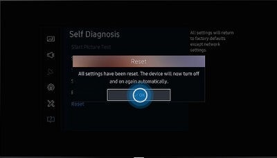 [TV SUHD KS Series] How to Reset the Tv to the factory Settings?