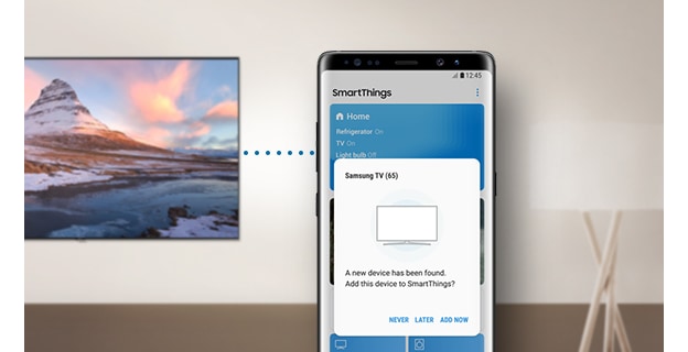 Valiente masculino Asociar Connect Your Smartphone with Samsung Smart TV | Samsung Levant