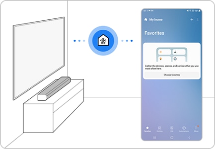Slik legger du til TV-en din i SmartThings-appen | Samsung Norge