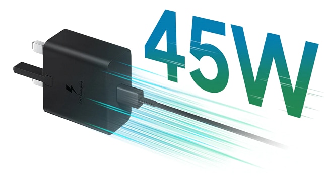 Samsung Chargeur ultra rapide 25W (avec câble USB/USB Type C) Neuf, Garantie 2 ans