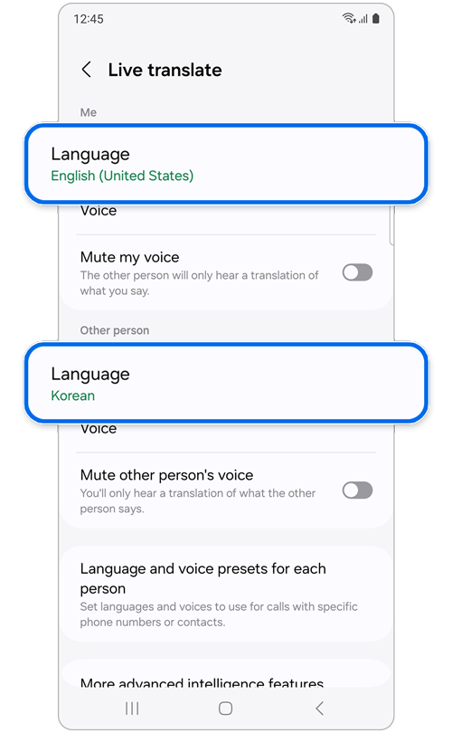 How to use Live translate for phone calls on the Galaxy S24 | Samsung