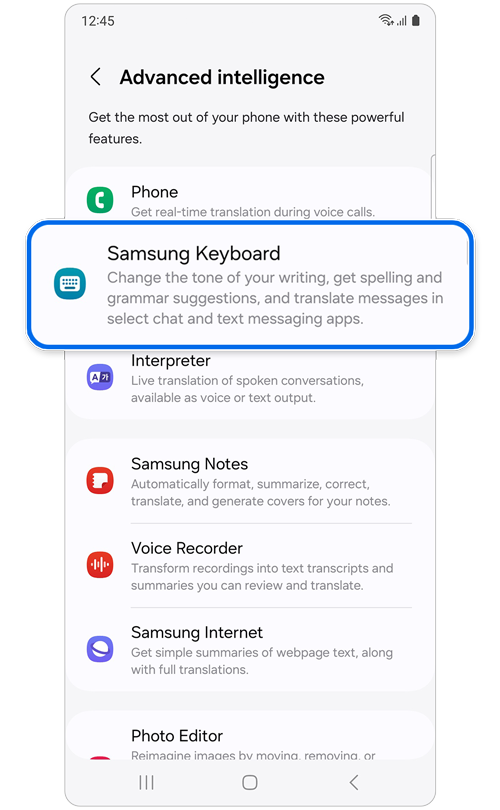 An overview of the enhancement (Writing Assist) when sending or ...