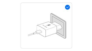 Настенное зарядное устройство Samsung.