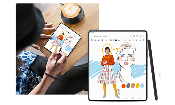 All about the Galaxy Z Fold5 compatible S Pens | Samsung CA