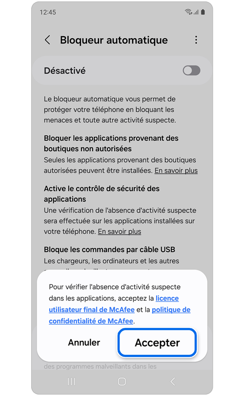 Protéger votre Samsung Galaxy avec le bloqueur automatique de Samsung Samsung FR