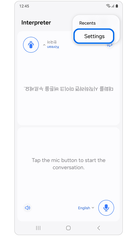 How to set up and use the Interpreter app on the Galaxy S24 Samsung UK