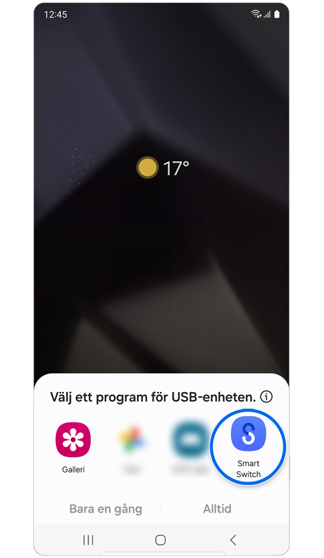 Så här använder du Smart Switch-appen för att överföra data mellan ...