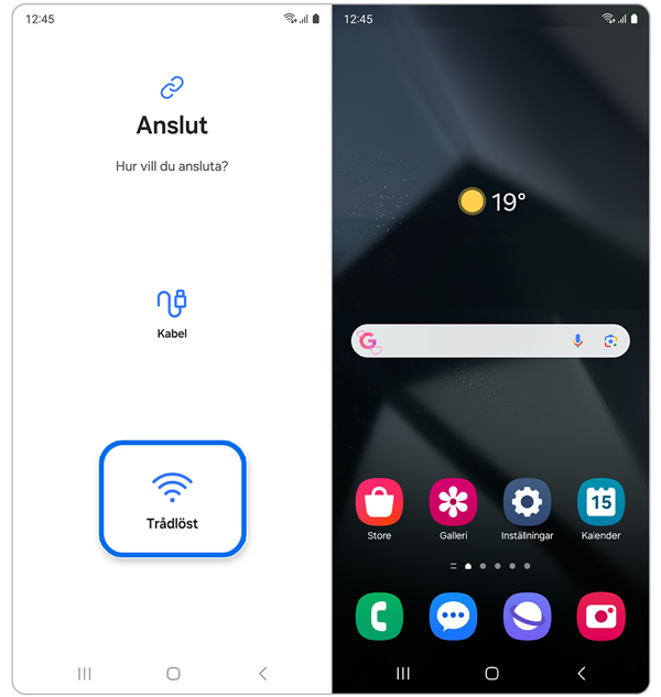 Så här använder du Smart Switch-appen för att överföra data mellan ...