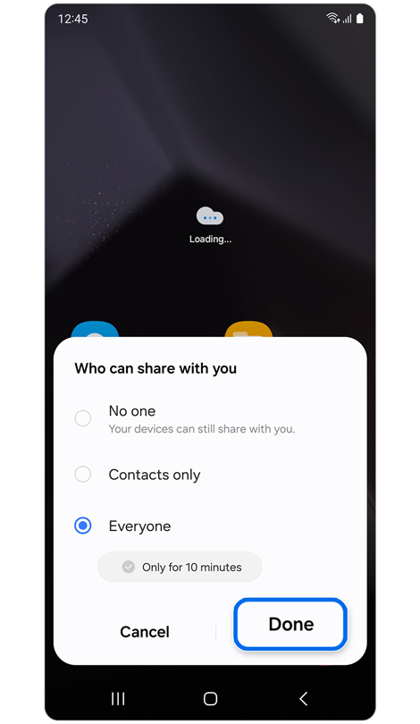 How to use Quick Share to share a file between phones | Samsung CA