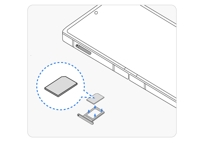 Samsung Galaxy Tab S7 Fe Sim Karte Einlegen Galaxy Foldables: SIM-Karte einsetzen | Samsung DE