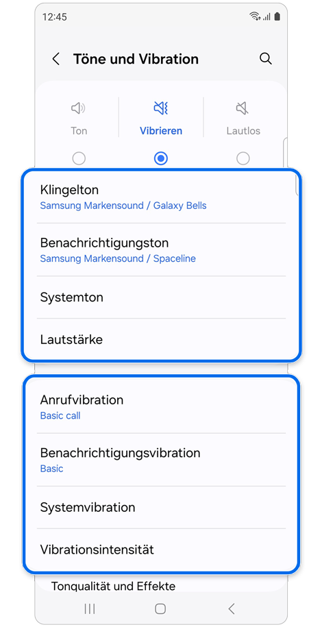 huawei vibration ändern Töne, Vibrationen und Benachrichtigungen auf deinen Samsung Galaxy Geräten
