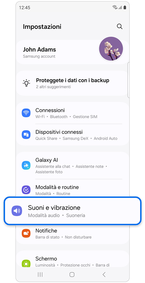 Suoni, Vibrazioni E Notifiche Sui Dispositivi Samsung Galaxy | Samsung IT