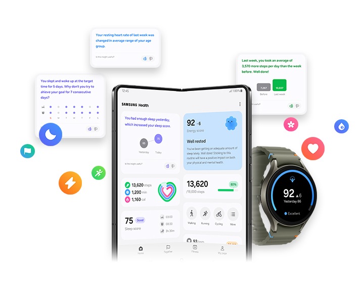 Samsung Health Aplicaciones y servicios Samsung MX