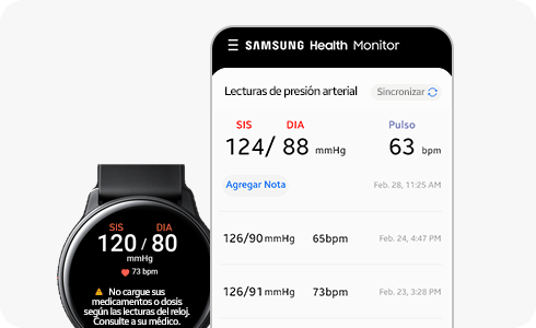 Cómo se mide la presión arterial con el reloj de Samsung