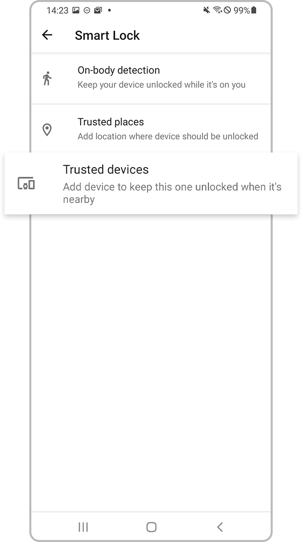 What is Smart Lock feature and how do I set it on? Samsung Caribbean