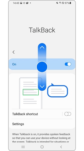 How to use the TalkBack feature | Samsung Caribbean