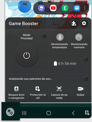 Modo Juego de Samsung.