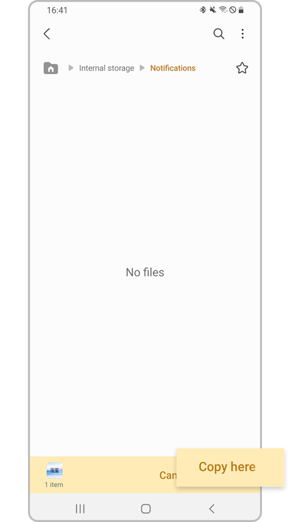How to set a music file as a notification sound for apps on your Galaxy
