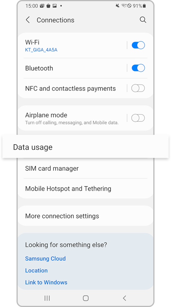 How to enable or disable Mobile data on your Galaxy phone | Samsung  Caribbean