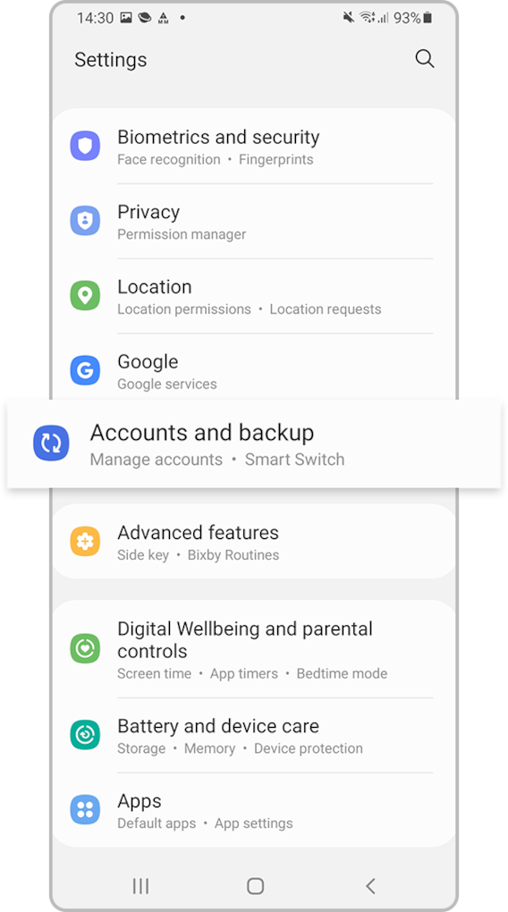 How do I remove a Google Account from my Samsung phone?